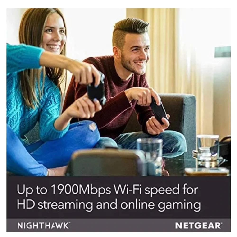 NetGear NightHawk AC1900 WiFi Cable Modem Router - Picture 12 of 12